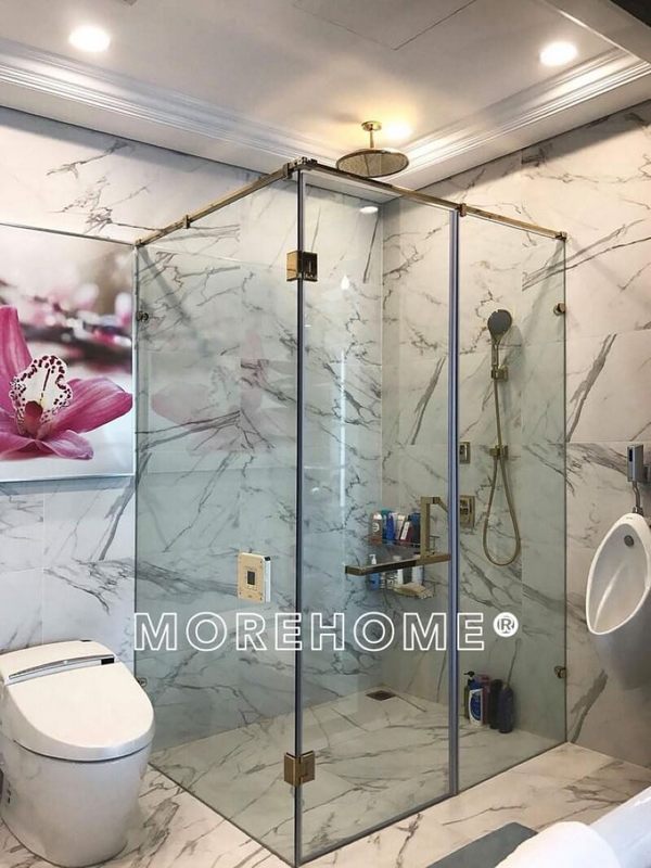 MoreGlass sử dụng phôi kính Việt Nhật có giấy chứng nhận kiểm định kính cường lực cao cấp để thi công cho khách hàng
