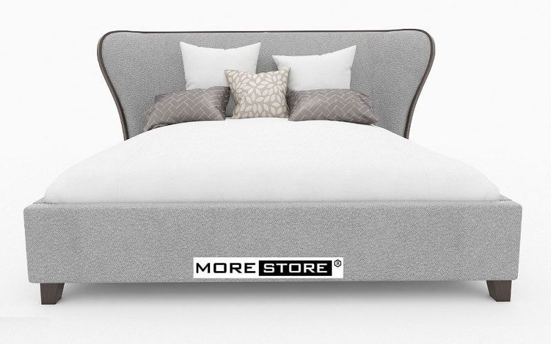 Mẫu giường ngủ bọc nỉ đước bán chạy tại showroom nội thất MoreHome-MHG 00009